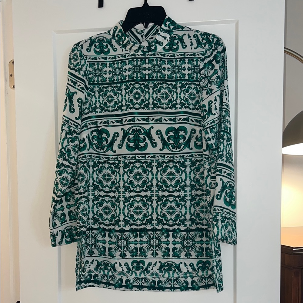 H&M Mock Neck Blouse